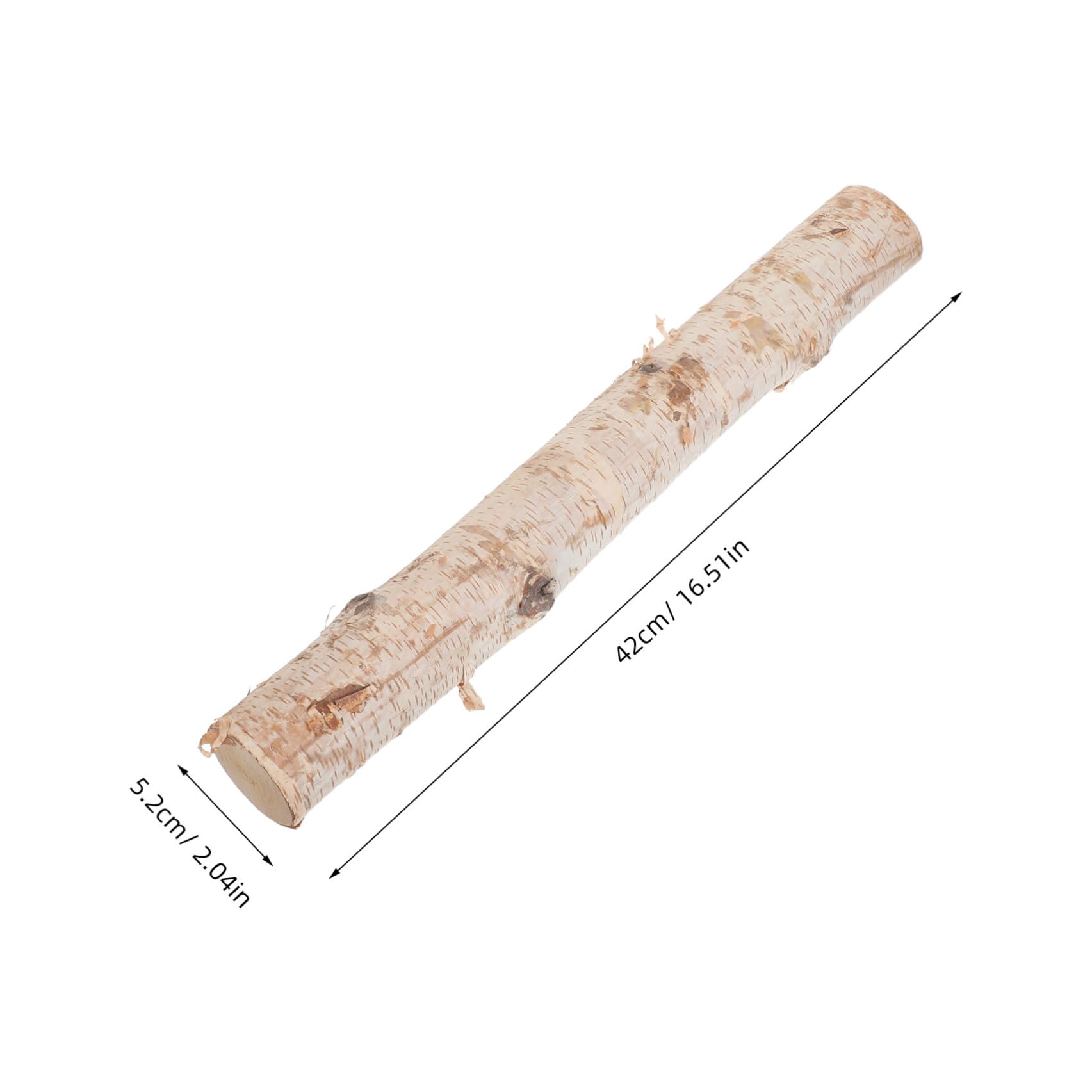 2 Pezzi Tronchetti Legno da Ardere in Legno Naturale per Decorazioni Natalizie Rustiche, Affidabili per Eventi a Tema e Artigianato Creativo
