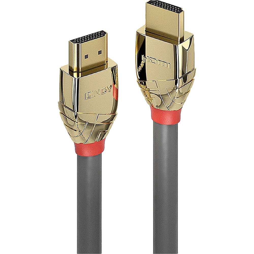 LINDY 37603 HDMI 2.1 Gold Line Ultra High Speed kabel 3,0 m, 10 K 120 Hz 48 G 3D 4K 8K 1080p HDCP 2.2 120Hz 144Hz HDR, ARC, CEC, testowany ATC | kompatybilny z TV, monitorem, Xbox, Blu-Ray, soundbarem