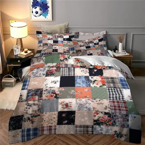 Housse de couette gothique 200x200cm en microfibre PurpleSkullArt - 6