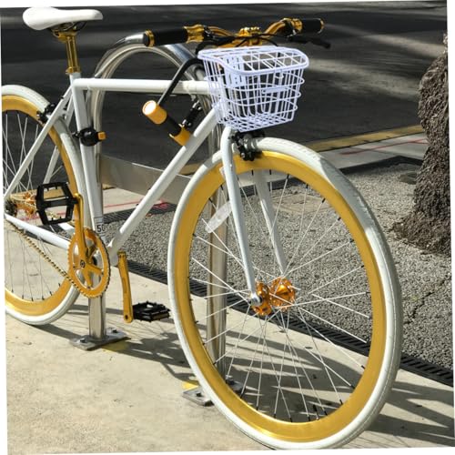 Panier de rangement en fer blanc épais et durable pour vélos