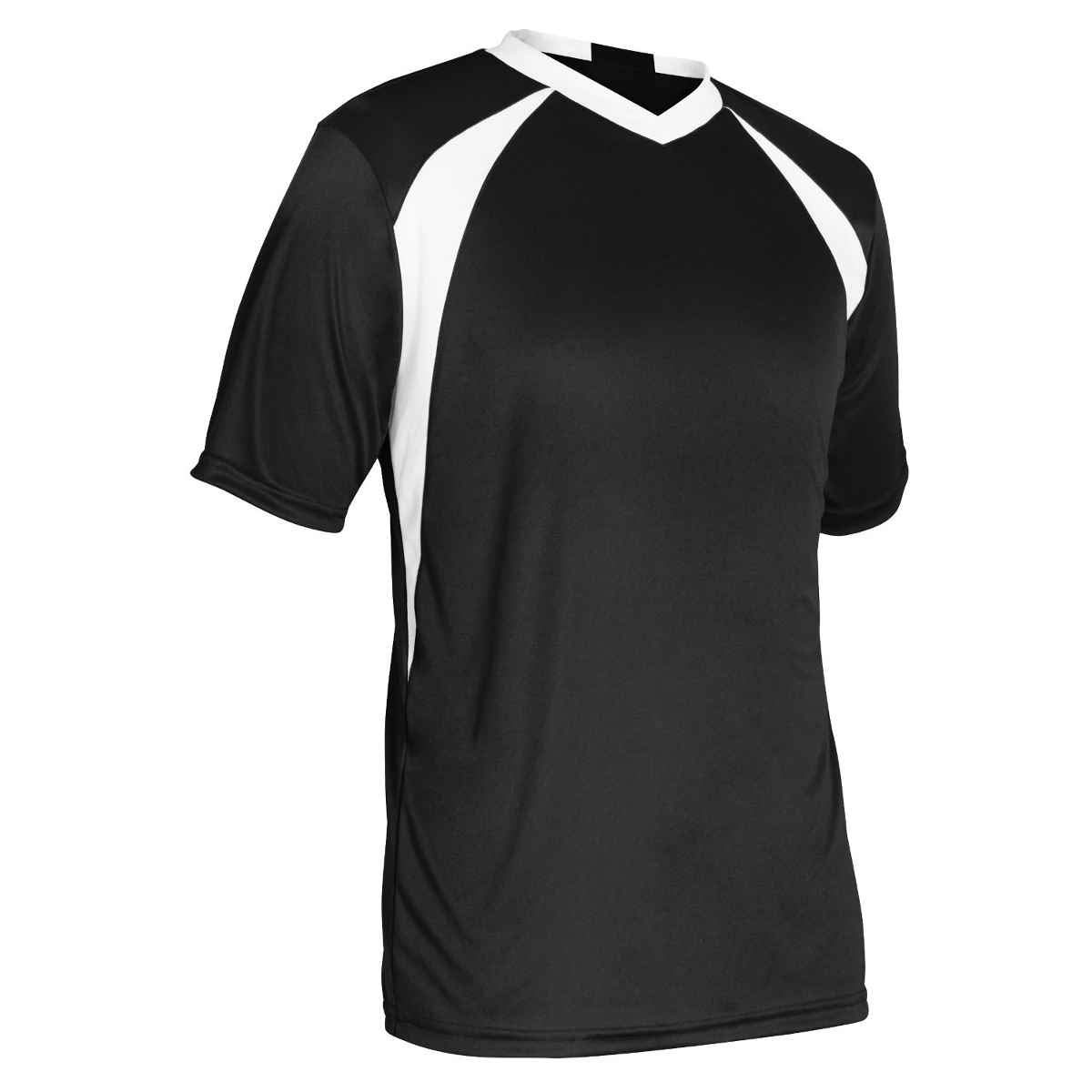 Champro Sj30abwl Maglia in Poliestere Leggero Sweeper, Nero, Bianco, L Unisex-Adulto