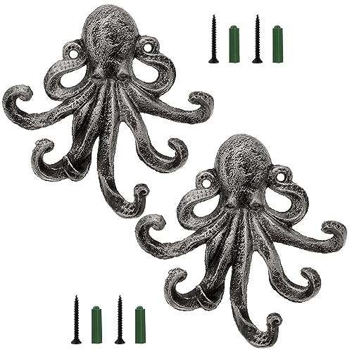 VOSAREA Wandhaken Blumenform Vintage - Dekorative Garderobenhaken Aus Zinklegierung In Violett