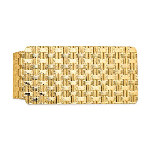 Men's 14k Yellow Gold Money Clip Fine Jewelry For Men Gifts For Him