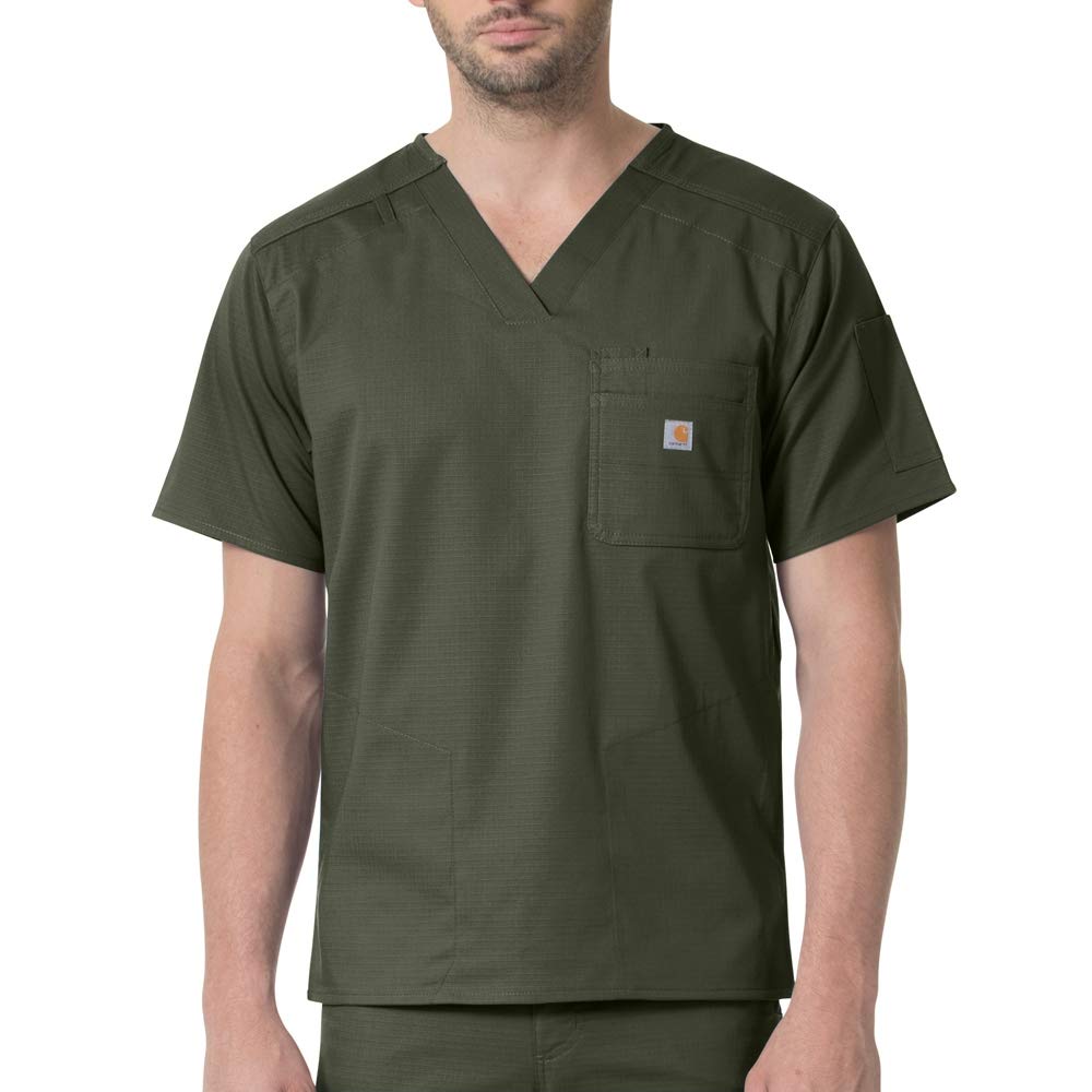 Carhartt Men's Slim Fit 6 Pkt Scrub Top
