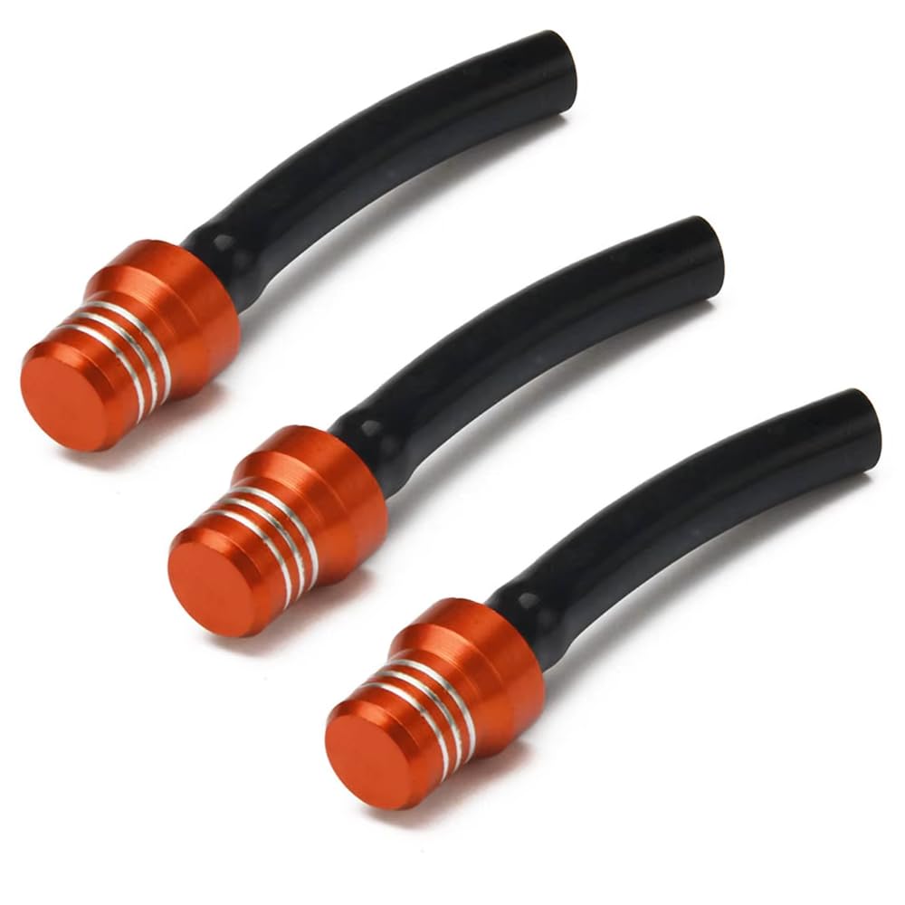 WENINETIES 5pcs Motorcycle Fuel Tank Cap Valve for honda gl1800 gold flügel goldwing 2003 f6b 2017 2011-2016, Motorcycle Fuel Cap Breather Pipe Prevents Petrol Leakage,Orange