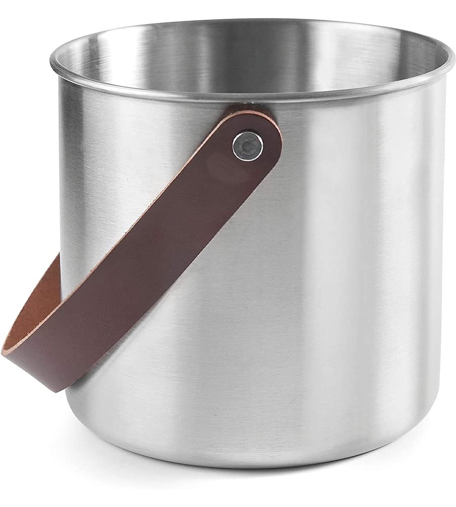 Suinga Cubitera inoxidable moon 5,6 litros | Cubitera acero inox 5,6 L para enfriar bebidas y hielo
