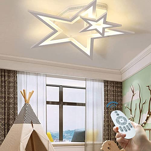 Plafond LED chambre enfant lustre étoile à intensité variable cuisine 36W