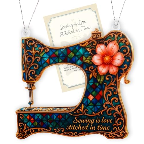 Christmas Ornament 2025 - Sewing Machine Ornament - Quilter Gift
