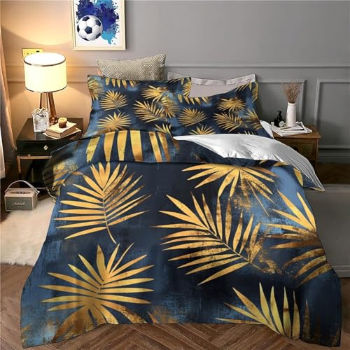 Parure de lit microfibre douce 135x200cm housse de couette imprimé en 3D léger - 6