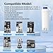 DLSC002 Water Filter for DeLonghi Coffee Machine, Water Filter Replacement Compatible with De'Longhi ECAM, Esam, ETAM, BCO, EC Series Coffee Machine (6 Pack)