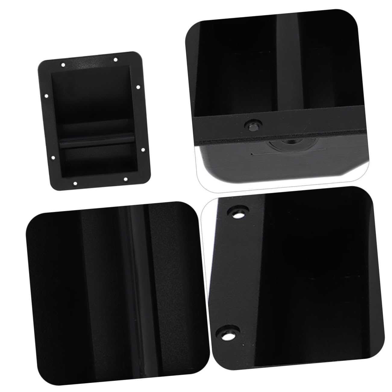 WOONEKY 4pcs Plastic Speaker Handle for and Sturdy Replacement for and Amplifiers Suitable for Speaker Cabinets and Instrument Cases