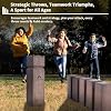 ApudArmis Kubb Yard Game Set, Viking Chess Outdoor Clash Toss Yard Game with Carrying Case - Rubber Wooden Backyard Lawn Games Set for Teenagers Adults Family