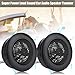 Car Speaker, 12v 120w Car Mini Super Power Loud Tweeter Speakers 2 Inch Micro Dome Tweeter Loudspeaker Horn, 1 Pair