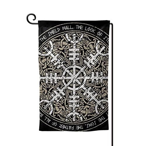 Drapeau de jardin Helm Of Awe 12,5x18 cm double face extérieur