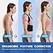 Back Brace Posture Corrector for Women and Men, Upgraded Breathable Full Back Support, Comfortable Shoulder Straightener, Pain Relief for Upper/Lower Back, Support for Scoliosis, Hunchback, Thoracic Spine, (Medium)