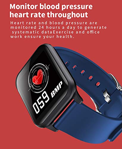 Fitness Tracker Heart Rate Monitor Blood Pressure Smart Watches for Android iOS Pedometer Activity Tracker Watch
