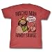 American Classics Men's Macho Man Randy Savage Mens T-Shirt, Red Heather, X-Large