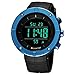 Produktbild SAILINE Herren Armbanduhr, modisch, digital, Kunststoffgehäuse, elektronisch, wasserdicht, Militär-LED-Sport-Multifunktions-Armbanduhr (Blue)