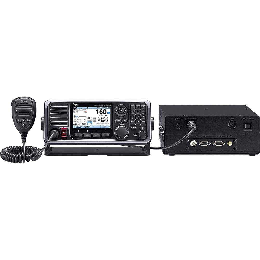 Icom M803 Marine Single Sideband Radio, Black, Medium