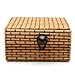 Produktbild Xshuai Seifenschale Die neuesten Modelle mit Deckel versiegelt Bambus automatische Entwässerung tragbaren Toiletten Küche Badezimmer Seife Box (Braun)