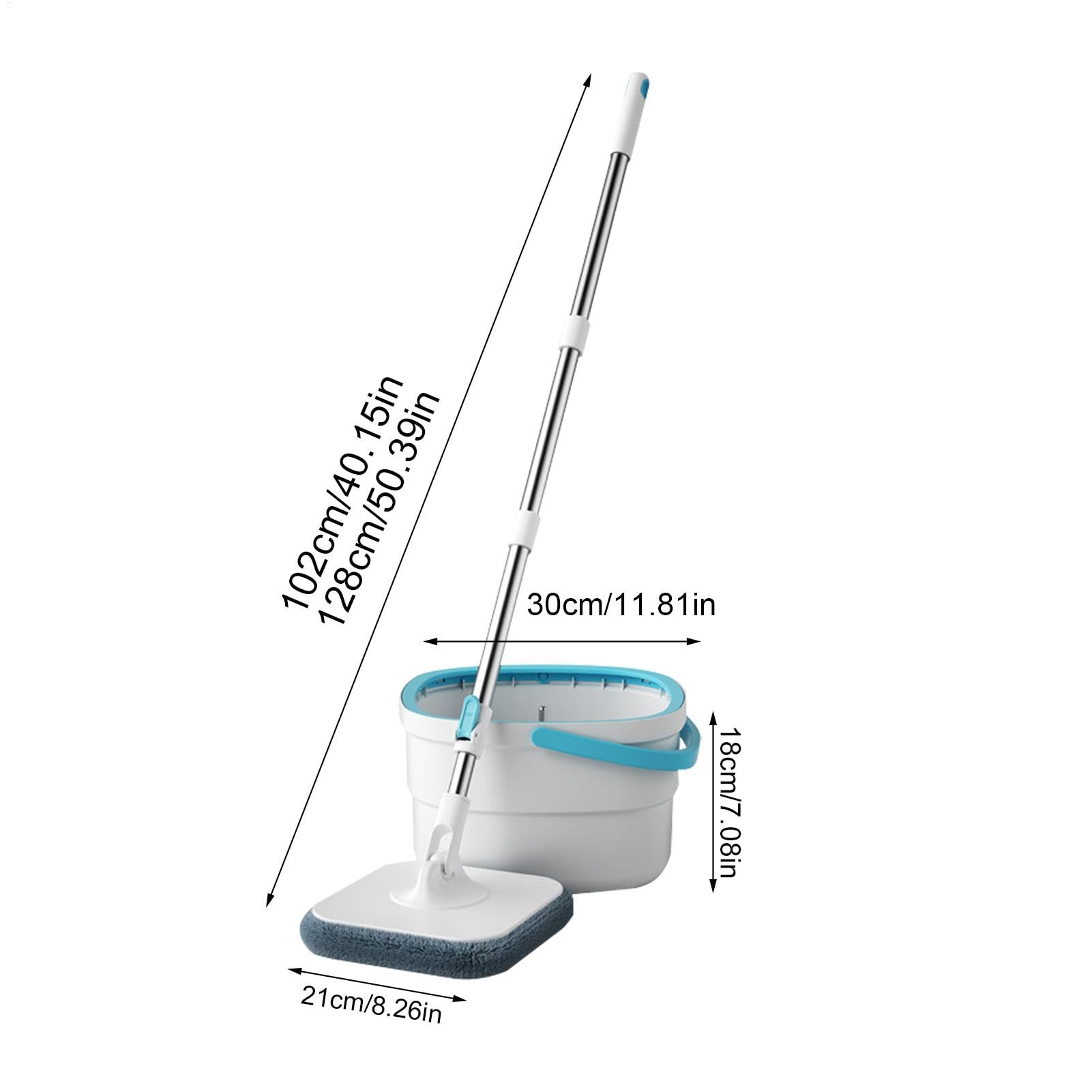 Fregona con Cubo Utensilios De Limpieza del Hogar para Suelos | Juego De Fregona Y Cubo Para Limpieza De Suelos Para Dormitorio, Comedor, Cocina, Baño, Estudio Y Para Suelos De Madera Dura