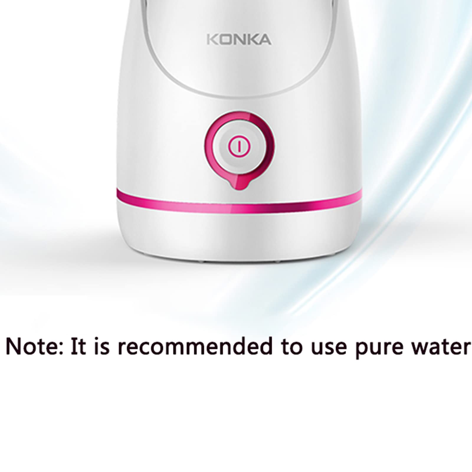 KONKA - Vaporizador facial Nano Ion caliente para la cara de la niebla del vapor, 100ML para el hogar sauna SPA de niebla cálida dragado poros humidificación hidratante instrumento de belleza