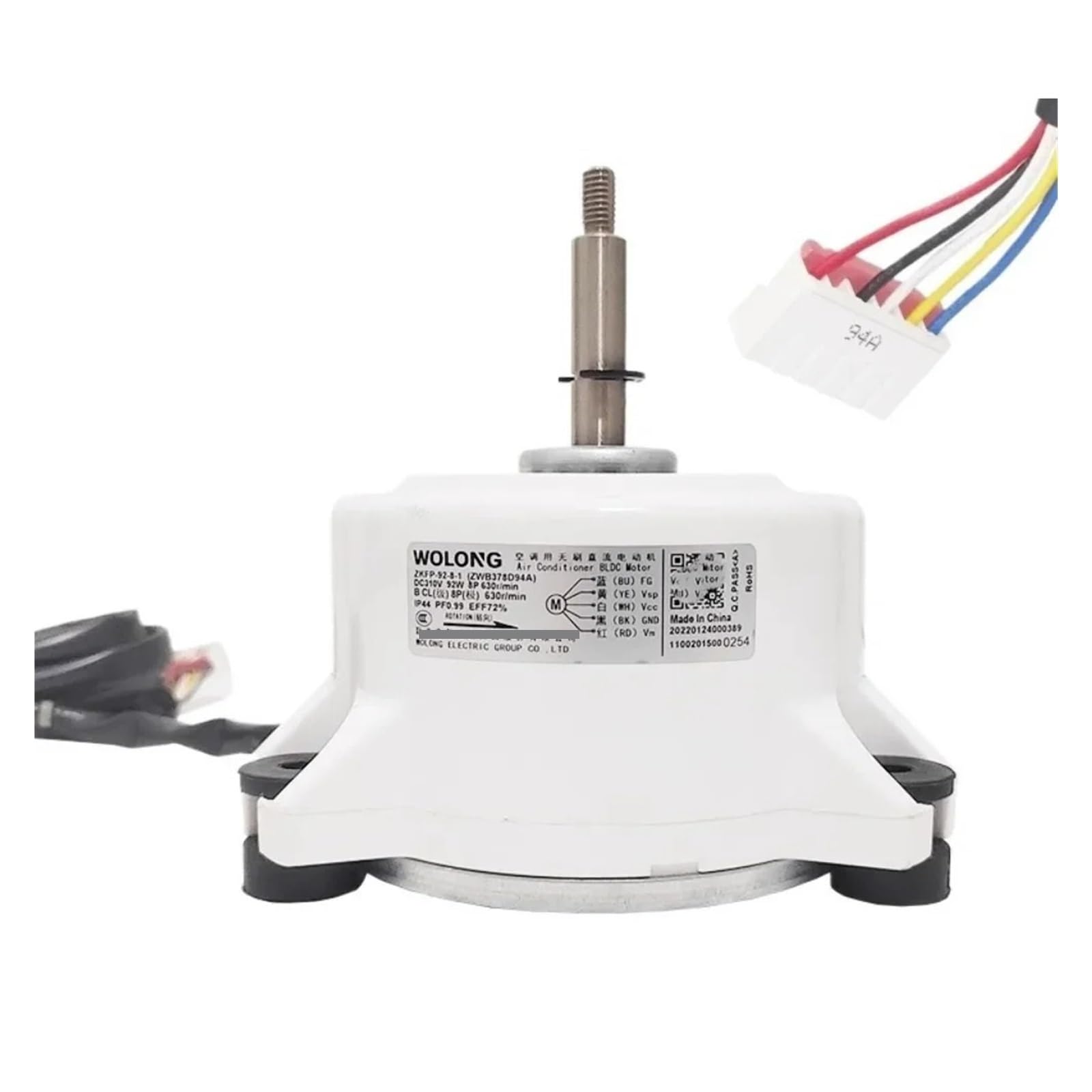 CHFOUGNE ZKFP-92-8-1 ZWB378D94A Indoor Unit DC Fan Motor For Air Conditioner