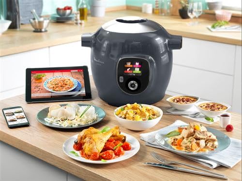 Ce851hf0 - Cookeo+ Smart High Pressure Multicooker, 6 L, 150 built-in recipes, Unattended, Intuitive display, Step-by-step cooking guide