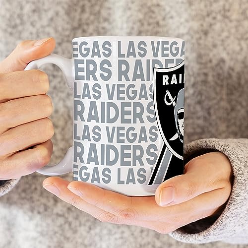 Image of Rico Industries NFL Football 15 oz White Ceramic Mug