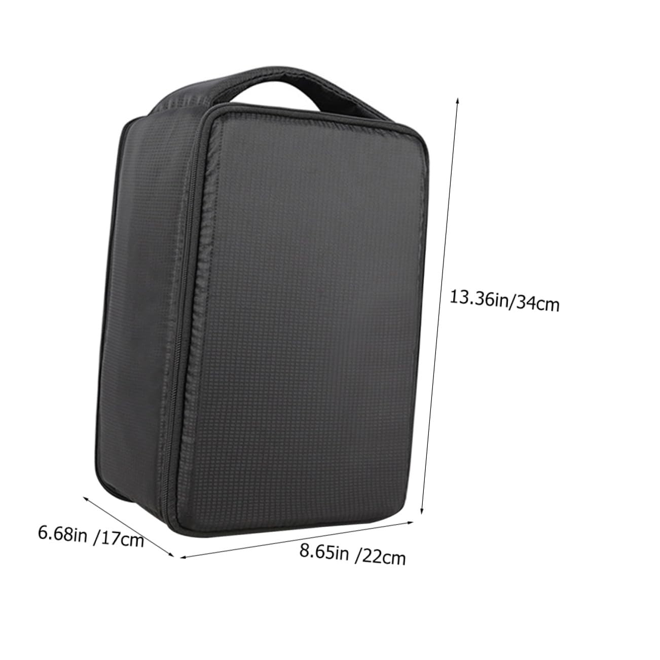 iplusmile Bolsa Multifuncional y Negra Portátil para Cámara de Poliéster Resistente al Desgaste Adecuado para Viajes y Fotografía al Aire Libre