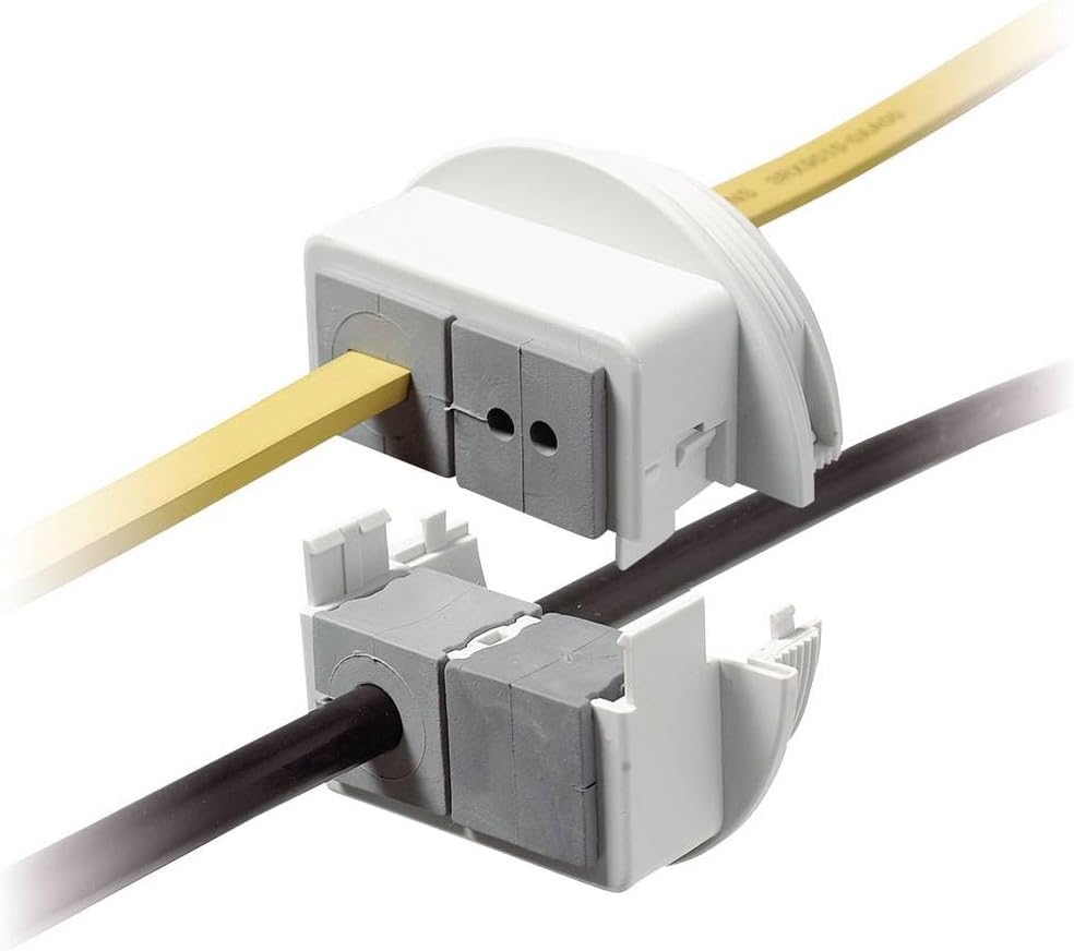 Icotek 45214 KVT 63-4 Split Cable Gland, Polycarbonate, M63 x 1.5 Thread, 14 mm Thread Length, IP54