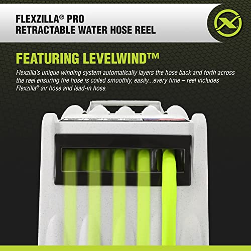 Flexzilla Pro Retractable Water Hose Reel, 1/2" X 70' - L8340Fz #TOP3