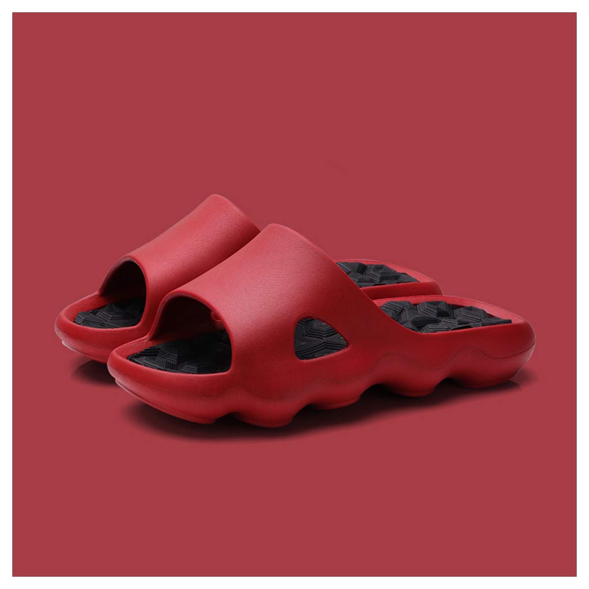 Pantoufles de salle de bain pour homme et femme anti-dérapantes ergonomiques