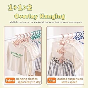 HGYZE Baby Hangers for Closet, Non-Slip 11"-14" Adjustable Infant Clothes Hanger for Nursery, 0-18yrs Plastic Kid Hanger Clothing Organizer, Children Pink Plastic Rack for Newborn Toddler Coat, 20pcs HGYZE Baby Hangers for Closet Non Slip 11 14 Adjustable Infant Clothes Hanger for Nursery 0 18yrs Plastic Kid Hanger Clothing Organizer Children Pink Plastic Rack for Newborn Toddler Coat 20pcs