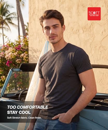 Image of Scott International Men's Regular Fit T-Shirt | Men's T-Shirt | Tees for Man | Tshirt for Men Stylish | Round Neck Tshirt for Man