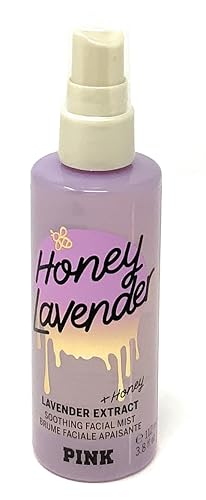 Victoria's Secret Pink Honey Lavender - Niebla facial calmante de lavanda, 3.8 onzas líquidas
