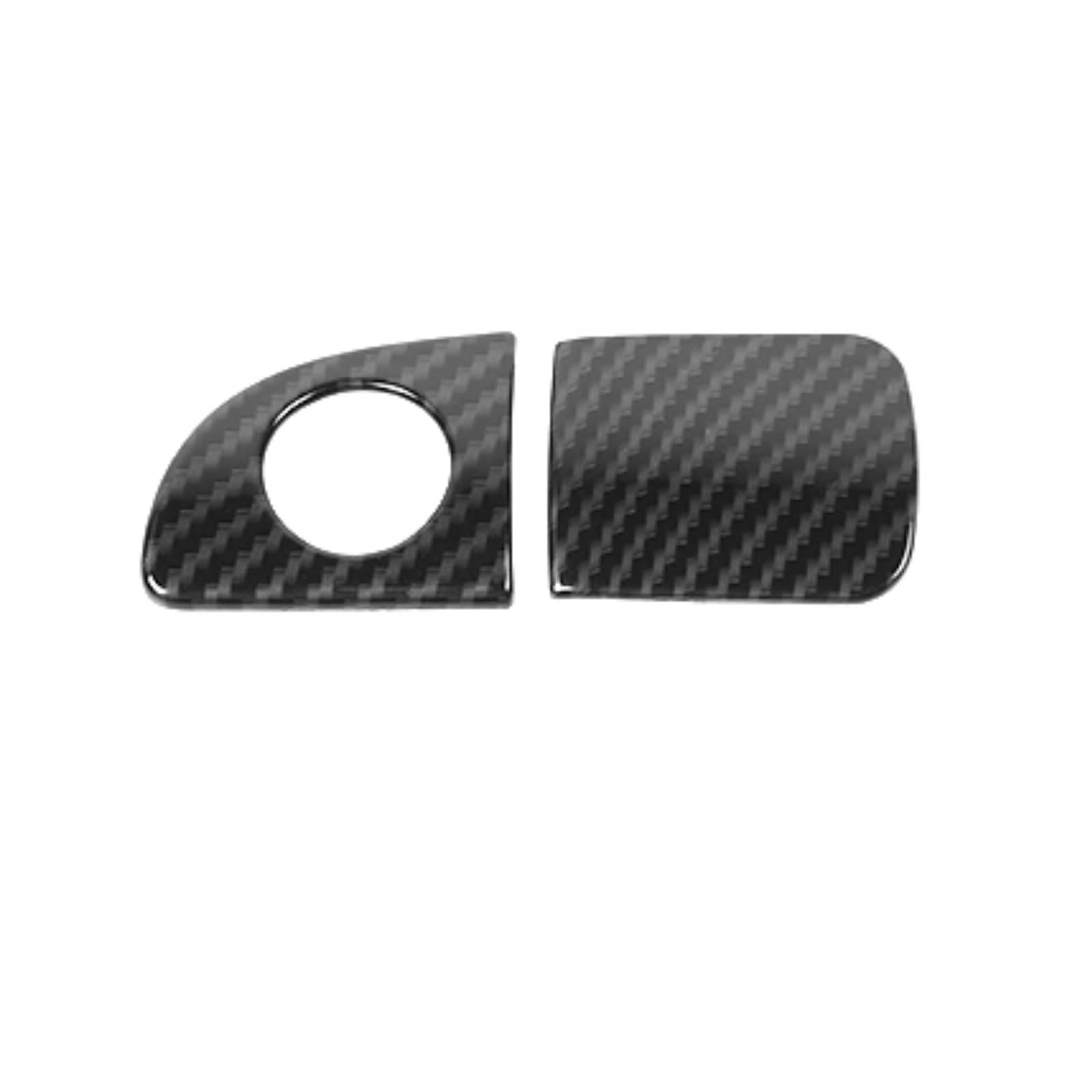 Center Control Grain Gear Shift Navigations Tail Light Accessorie Decoration Cover Compatible for Dodge Challenger 2015 UP Carbon Fiber(Type24)