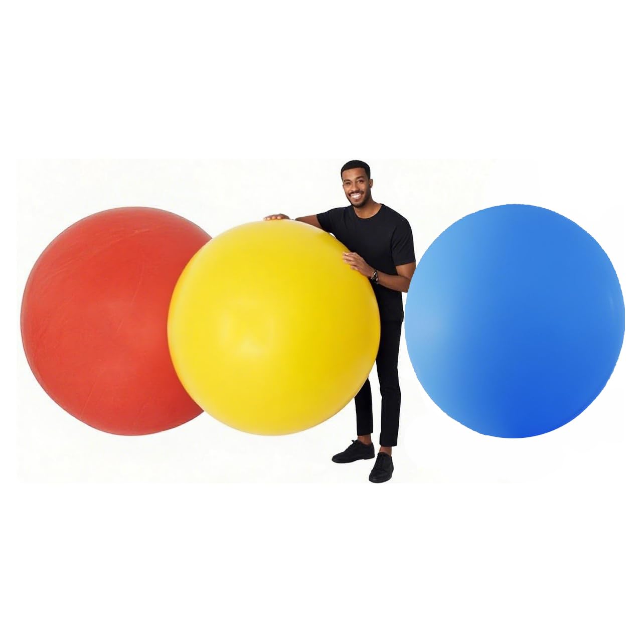 Gigantyczne kolorowe balony 183 cm do dekoracji imprezowych, bardzo duże balony lateksowe, sztuka DIY, rysowanie, bazgroły, idealne do kreatywnej dekoracji imprezowej, wydarzeń towarzyskich i