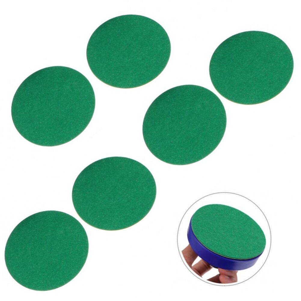 10 Pcs 94 Mm Air Hockey Mallet De Fieltro De Fieltro De Reemplazo Pushers De Hockey De Aire Pellatores Adhesivo Agreta Adhesivo para Air Hockey