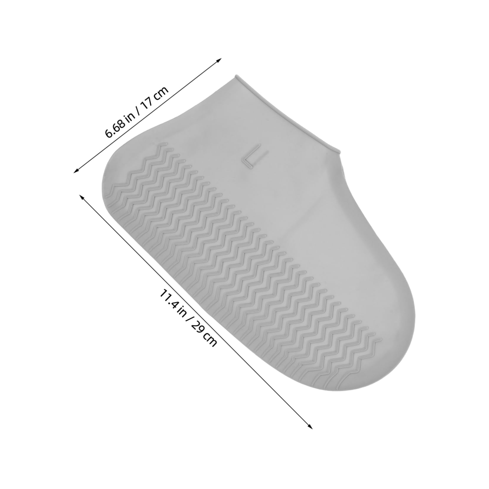 Holibanna 2 Pairs Silicone Shoe Covers Non Slip Outdoor Foot Protectors for Hiking Cycling Commuting Durable Easy to Wear Rain Shoe Covers for Men Women