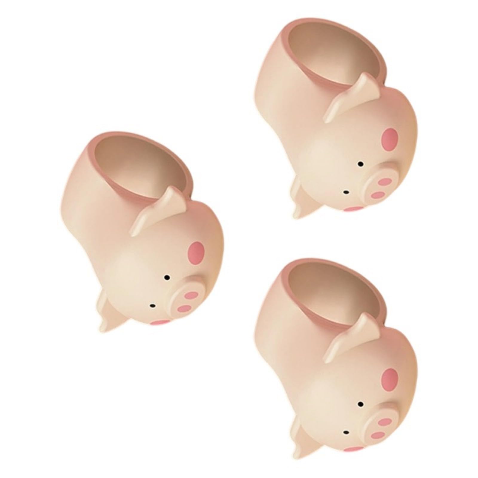 Tsophreniq Of 3 Adorable Cartoon Piggy Door Knob Covers Marks Handle Cover