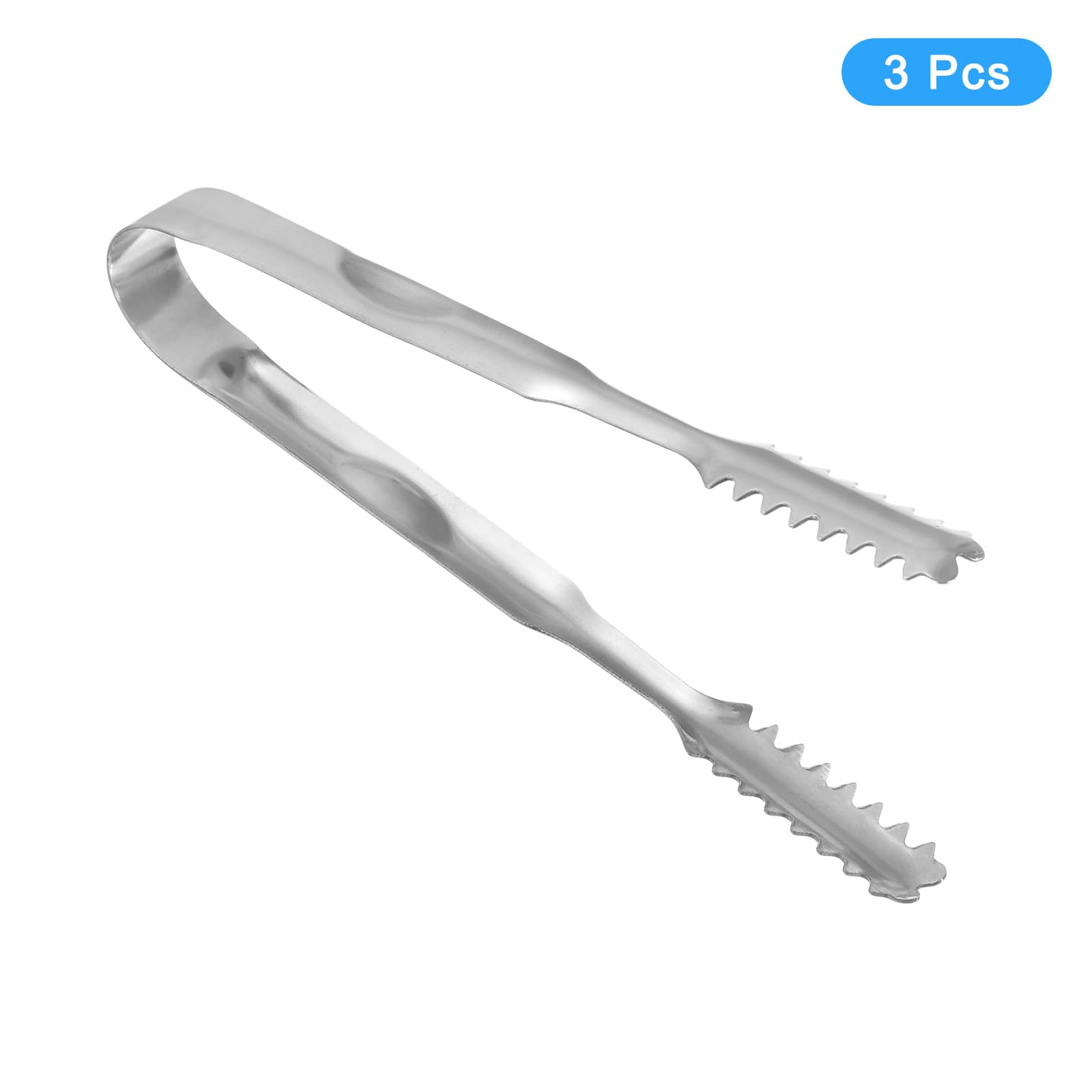 Edelstahl Servierzange, 15,2 Cm – Für Buffet, Salate, Eiswürfel, Silber, Langlebig