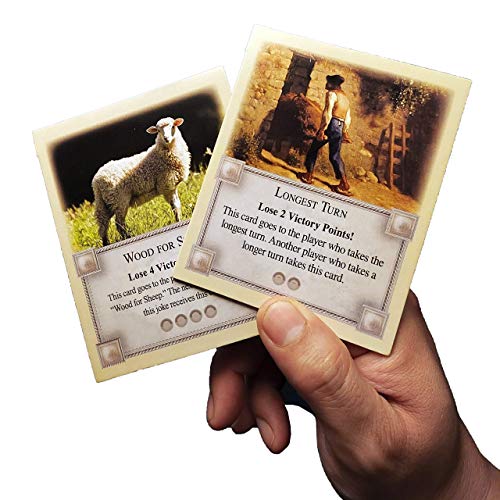 image for Tabletop Monthly Wood for Sheep and Longest Turn Penalty Cards an Unof