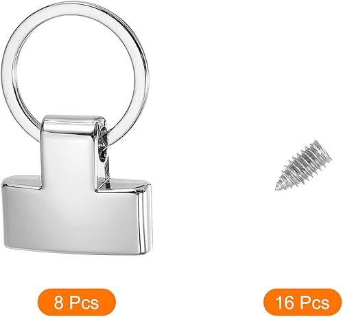 Miniatura 8 de uxcell Accesorios para llavero con llavero y anillo para bolso de mano para llavero de automóvil, cordón colgante