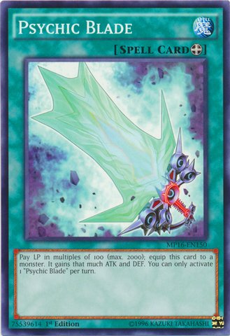 YU-GI-OH! - Psychic Blade (MP16-EN150) - Mega Pack 2016 - 1st Edition - Common