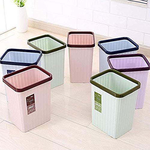 Poubelle cuisine 12L et corbeille salle de bain lot de 4 de maison