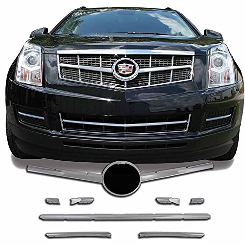 New Chrome Grille Cover Insert Overlay Fits The Cadillac Srx 2010 Thru 2012 #TOP2