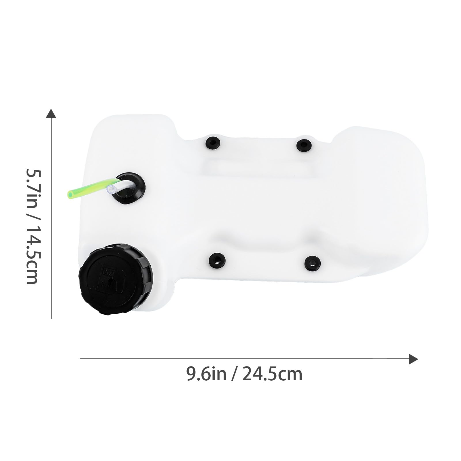 Réservoir Carburant Débroussailleuse 40-5Bl Plastique Robuste Pièce de Rechange pour Coupe-Bordures Jardin Usage Extérieur 24.5X14.5X7Cm