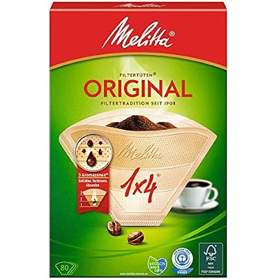 Melitta Kaffee-Filtertüten Original 1x4 Aroma naturbraun  (4006508206810)