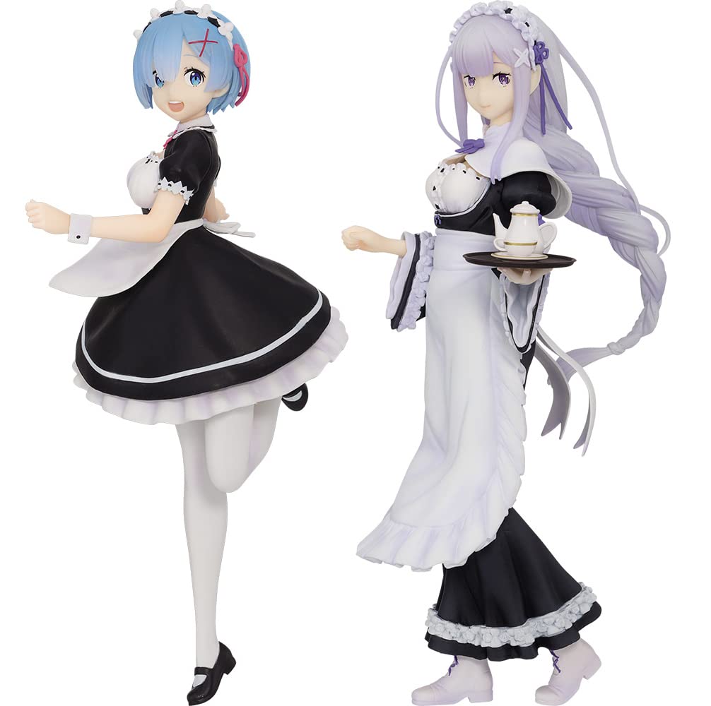 Amazon | エミリアフィギュア & レムフィギュア 一番くじ Re:ゼロから 